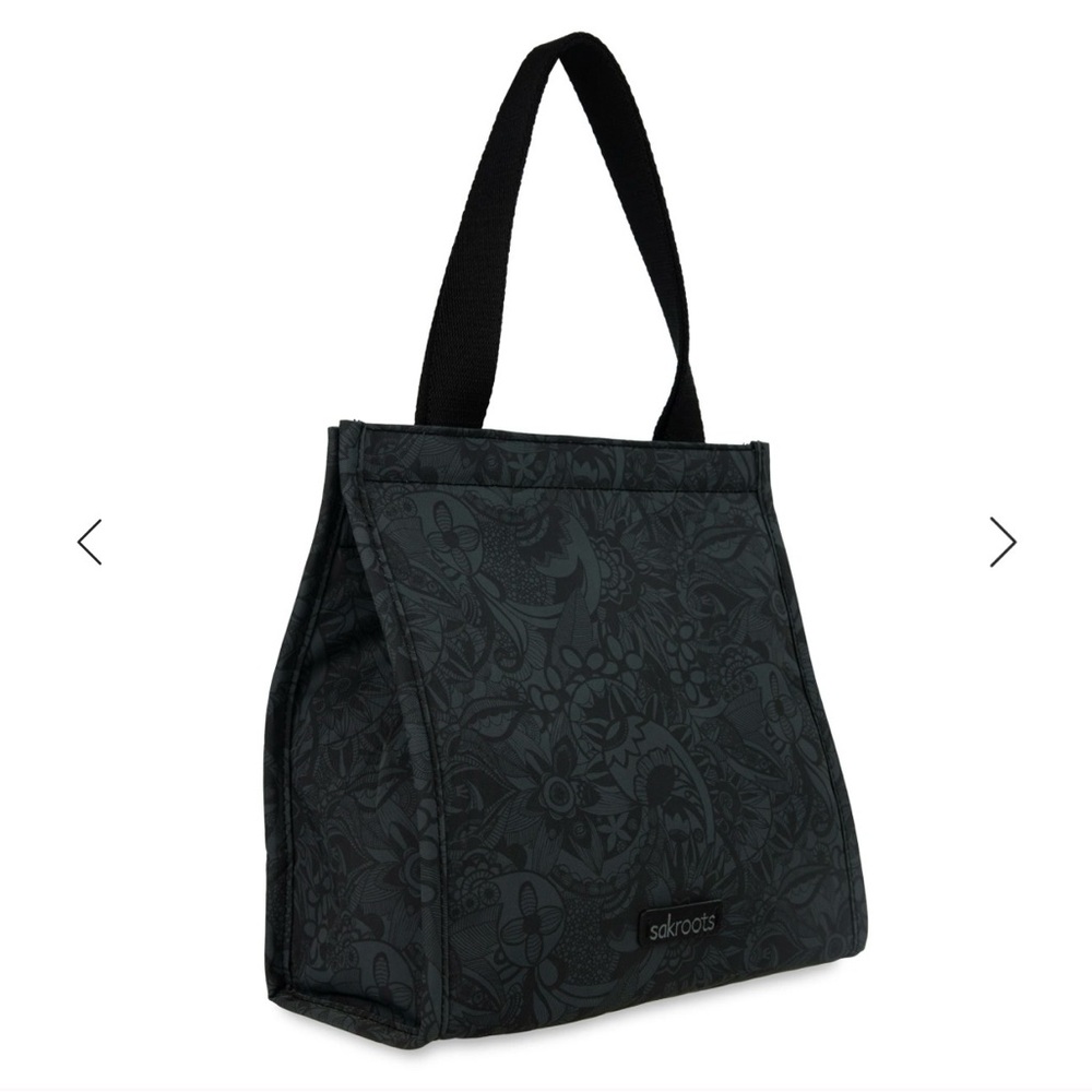 The Sak Sakroots On The Go Lunch Tote Bag Black Spirit Desert - Picture 7 of 8